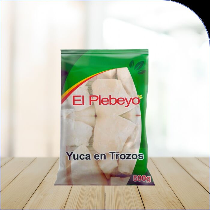 YUCA CRUDA EN TROZOS